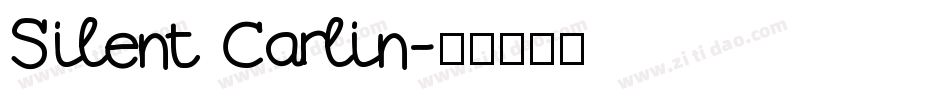 Silent Carlin字体转换